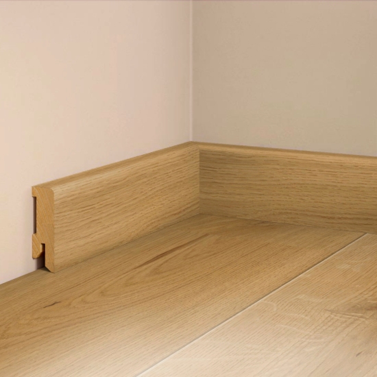 Sockelleiste Echtholzfurniert Eiche - Natur